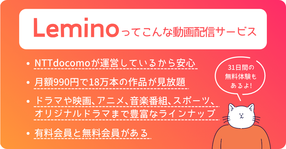 Leminoサービス特徴